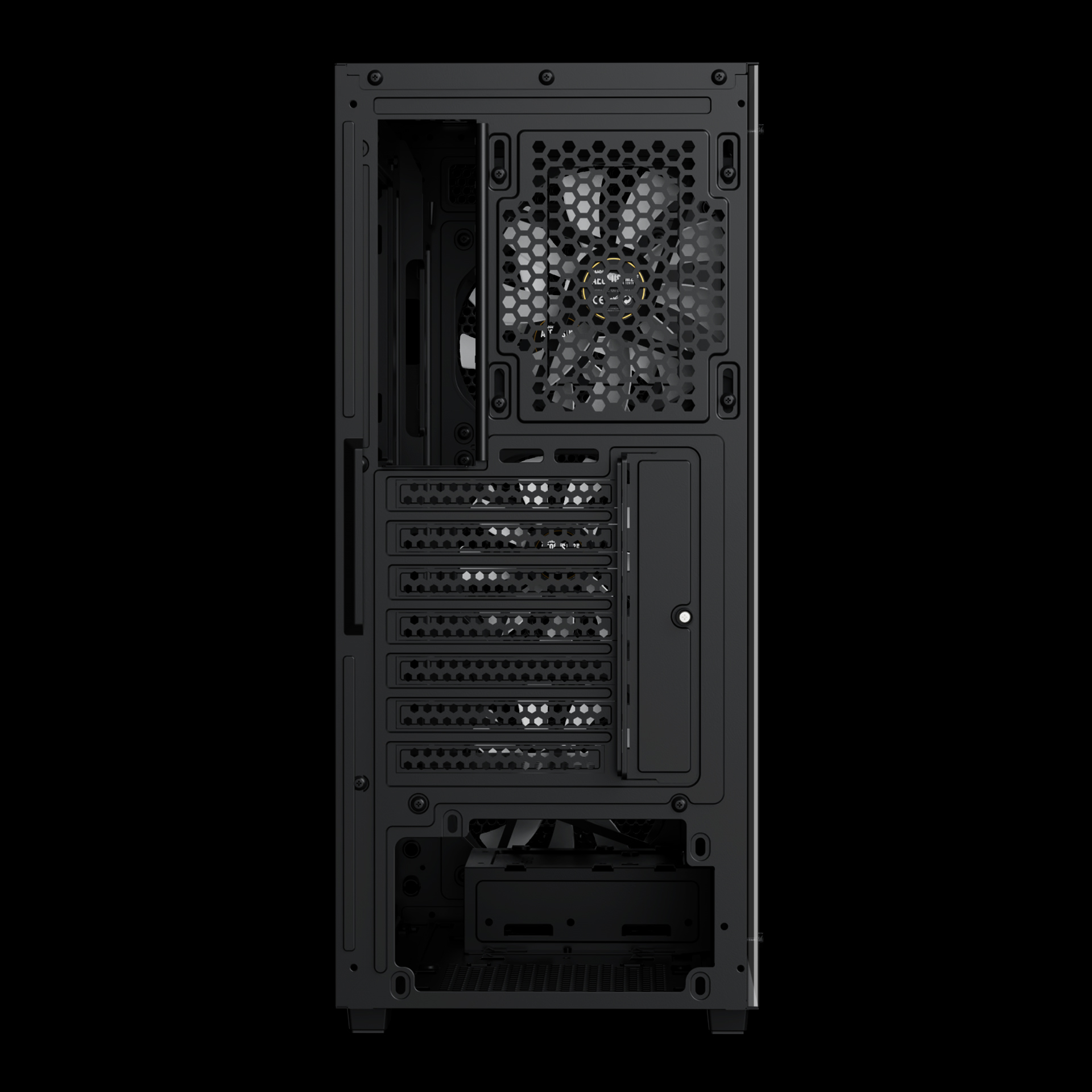 GAMDIAS AURA GC2 ELITE ARGB Mid Tower Gaming Case - Black GAMDIAS AURA GC2 ELITE ARGB Mid Tower Gaming Case - Black